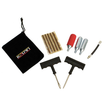 Kolpin Tire Repair Kit - 89510, Black