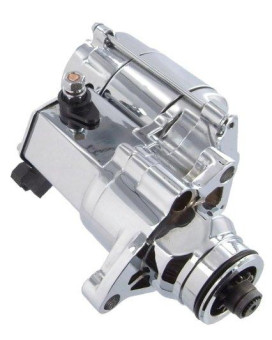 DSA Starter Compatible with/Replacement for Harley Davidson 31621-06 Year Models (2007-2013) Chrome Version