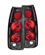 ANZO USA 211154 Dark Smoke 3D Style Taillight for Chevrolet GM Truck - (Sold in Pairs)