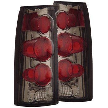 AnzoUSA 211155 Smoke 3D Style Taillight for Chevrolet GM Truck - (Sold in Pairs)