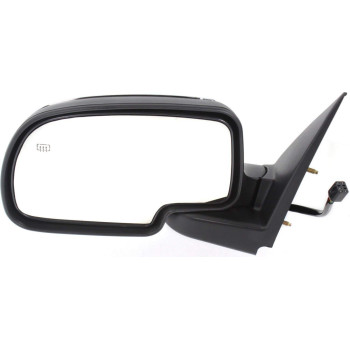 Kool Vue Mirror Driver Side Compatible with 1999-2002 Chevrolet Silverado 1500, 2001-2002 Silverado 2500 HD, 2000-2002 Tahoe, Fits 1999-2002 GMC Sierra 1500 Power Glass, Heated - GM1320173