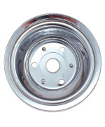 SBC LWP Lower PulleyTriple Groove Chrome