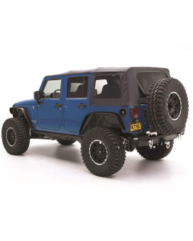 Smittybilt 9085235 Black Diamond Replacement Top with Tinted Side Windows for Jeep JK 4-Door