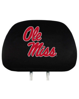 University of Mississippi (Ole Miss) Head Rest Cover Set