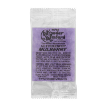 Wonder Wafers 10 CT Individually Wrapped Air Fresheners Mulberry