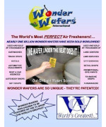 Wonder Wafers 25 CT Individually Wrapped Creamy Vanilla Air Fresheners