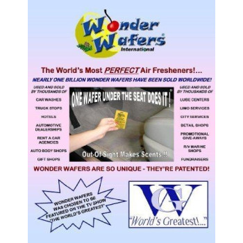 Wonder Wafers 25 CT Individually Wrapped Creamy Vanilla Air Fresheners