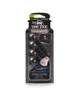 Yankee Candle Car Air Fresheners, Car Vent Stick MidSummer's Night Scented, Includes 4 Odor Neutralizing Sticks, Each Lasts Up To 2 Weeks