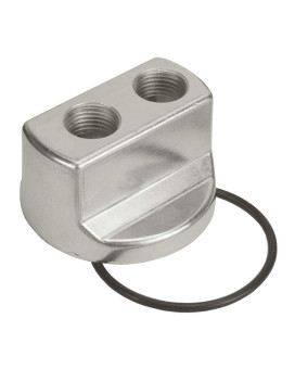 Derale 15703 Engine Spin-On Adapter,Silver