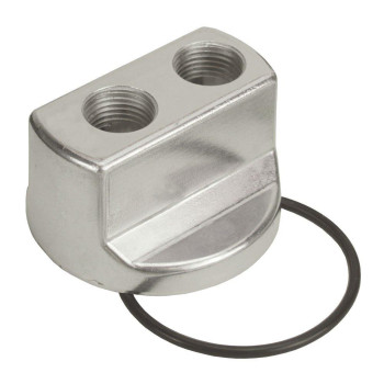 Derale 15703 Engine Spin-On Adapter,Silver