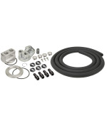 Derale 15748 Engine Oil Filter Relocation Kit , Silver