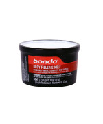 Bondo Filler Single, Original Formula For Fast, Easy Repair, 6 oz Filler Can with Hardener Pouch