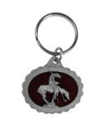 Siskiyou Automotive Metal Key Chain End of The Enameled Details Trail