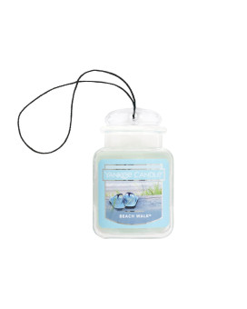 Yankee Candle Car Air Fresheners, Hanging Car Jar Ultimate Beach Walk Scented, Neutralizes Odors Up To 30 Days