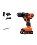 BLACK+DECKER 20V MAX Cordless Drill / Driver, 3/8-Inch (LDX120C)