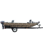 Mossy Oak Graphics 10004-16-DB Duck Blind Camo Boat Wrap Kit - Easy to Install Vinyl Wrap with Matte Finish - 18 x 16' Kit