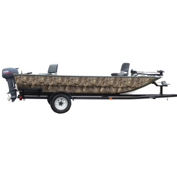 Mossy Oak Graphics 10004-16-DB Duck Blind Camo Boat Wrap Kit - Easy to Install Vinyl Wrap with Matte Finish - 18 x 16' Kit