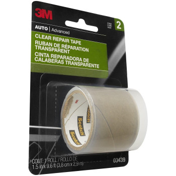 3M Clear Repair Tape, 03439, 1-1/2 in x 115 in