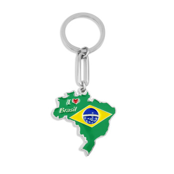 Keychain - BRAZIL MAP-