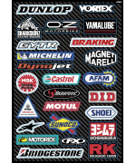 Factory Effex 59-1568800 Street Sponsor Sticker KIT