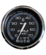 Faria Chesapeake Series Gauges - Tachometer (Option: Tachometer w/System Check, J/E Outboard)