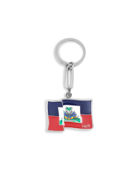 flagsandsouvenirs Keychain HAITI FLAG