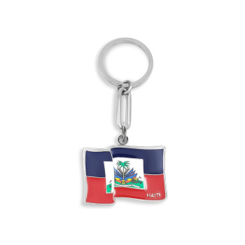 flagsandsouvenirs Keychain HAITI FLAG