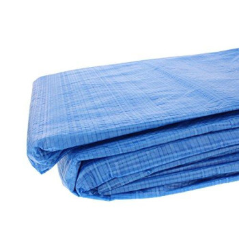 HBC Home & Hardware Products V1216 Reinforced Plastic Tarp, 12' x 16', Blue