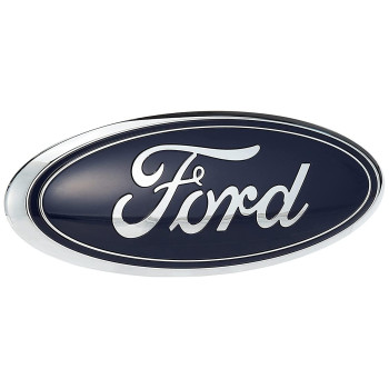 Ford AA8Z-9942528-A Nameplate DARK BLUE, 9 x 3.5 INCHES