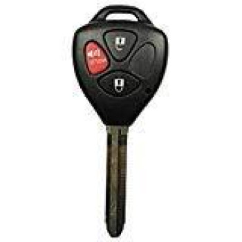 2006 06 Toyota RAV4 3Button Remote Key Shell & Key Blank - CASE ONLY, NO Chips