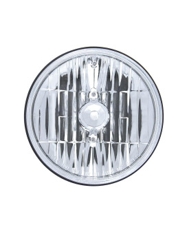 United Pacific 31386 ULTRALIT 5-3/4 Crystal Clear Glass Lens Headlight, Reinforced Reflector, Rugged Anti-Vibration, 12V, DOT/SAE, 9007 Bulb - 1 Unit