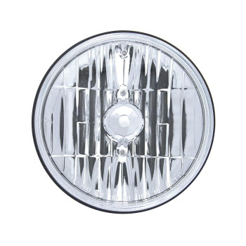 United Pacific 31386 ULTRALIT 5-3/4 Crystal Clear Glass Lens Headlight, Reinforced Reflector, Rugged Anti-Vibration, 12V, DOT/SAE, 9007 Bulb - 1 Unit