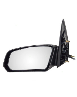 Brock Replacement Driver Power Side Door Mirror Textured Compatible with 2003-2007 Ion Sedan 22726680