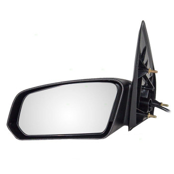 Brock Replacement Driver Power Side Door Mirror Textured Compatible with 2003-2007 Ion Sedan 22726680