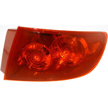 Evan Fischer Passenger Side, Outer Tail Light Compatible with 2004-2006 Mazda 3 - MA2801119