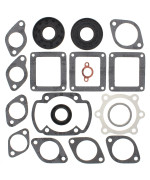 Gasket Kit With Oil Seals Compatible with/Replacement for Yamaha GP 73-6 SL 72-3 1972-1976 300cc