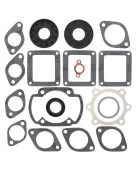 Gasket Kit With Oil Seals Compatible with/Replacement for Yamaha GP 73-6 SL 72-3 1972-1976 300cc