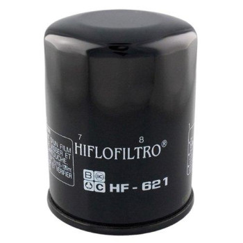 HiFloFiltro HF621-3 Premium Oil Filter, 3-Pack