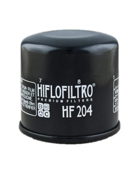 HiFloFiltro HF204-3 Black Standard Premium Oil Filter, 3-Pack