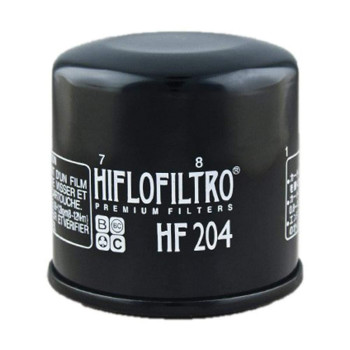 HiFloFiltro HF204-3 Black Standard Premium Oil Filter, 3-Pack