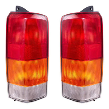 Brock Replacement Set Driver and Passenger Taillights Compatible with 1997-2001 Cherokee 4897399AA 4897398AA