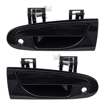 Brock Replacement Driver and Passenger Front Outside Outer Door Handles Compatible with 95-99 Eclipse Avenger Sebring MB913151 MB913152