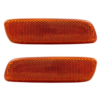 Brock Replacement Driver and Passenger Signal Side Marker Lights Lamps Compatible with 98-05 GS300 8174130120 8173130110