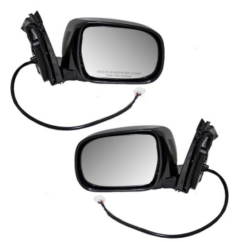 Brock Replacement Driver and Passenger Power Side View Mirrors Heated and Memory Compatible with 04-06 RX 330 07-09 RX 350 06-08 RX 400h SUV 879400E011C0 879100E011C0