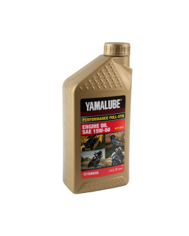 YAMAHA Original OEM Yamalube LUB-15W50-FS-12 Full Synthetic Oil 1 - Quart Yamalube OEM