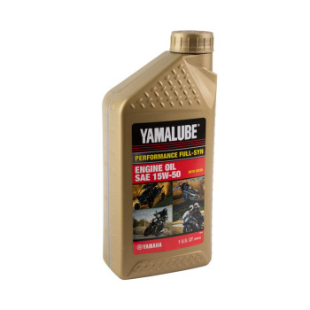 YAMAHA Original OEM Yamalube LUB-15W50-FS-12 Full Synthetic Oil 1 - Quart Yamalube OEM