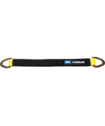 Mac's 121724 Axle Strap with Delta Ring and Protective Sleeve, Black, 600 x 400 mm