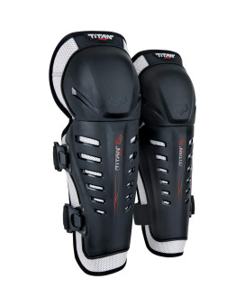 Fox Racing Unisex-Child Titan Race Motocross Knee/SHIN Guards,Black,One Size