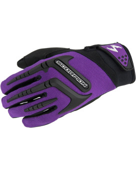 ScorpionEXO Women's Skrub Gloves (Purple, Small)