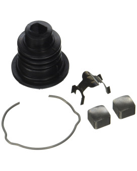 Crown Automotive 8132676K Steering Lower Shaft Boot Kit, Black, Silver